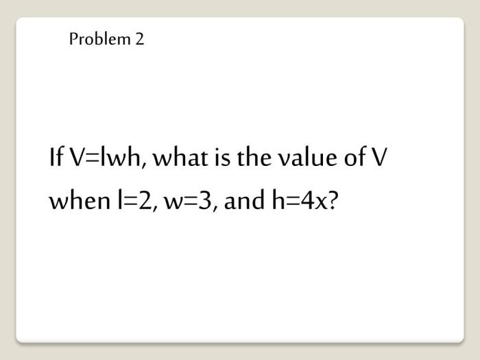 Solve s 2 lw lh wh for w