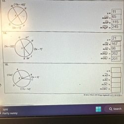 Unit 10: circles homework 2 answer key pdf