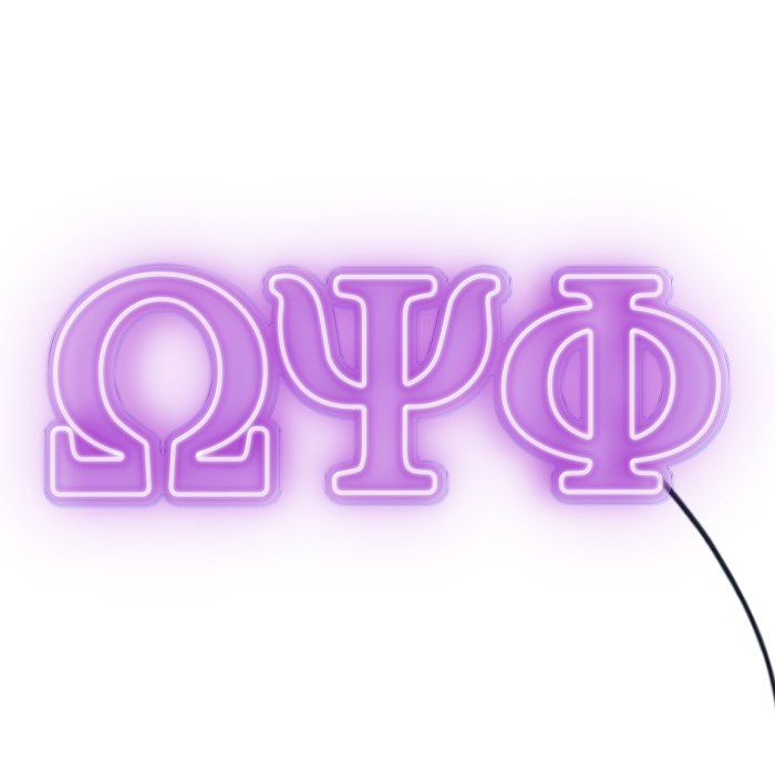 Single letter chapters omega psi phi