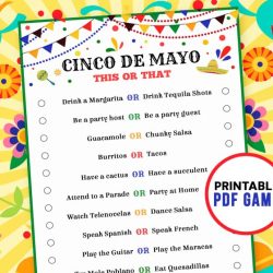 Cinco de mayo worksheet answers