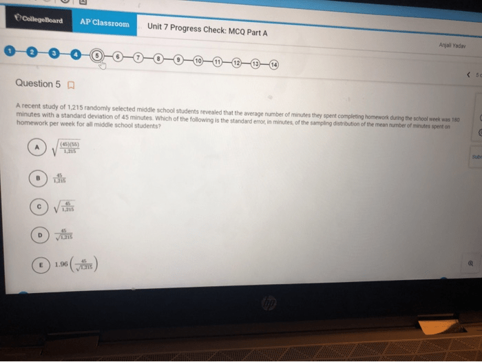 Unit 7 progress check mcq ap bio