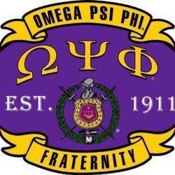 Omega psi phi fraternity shield